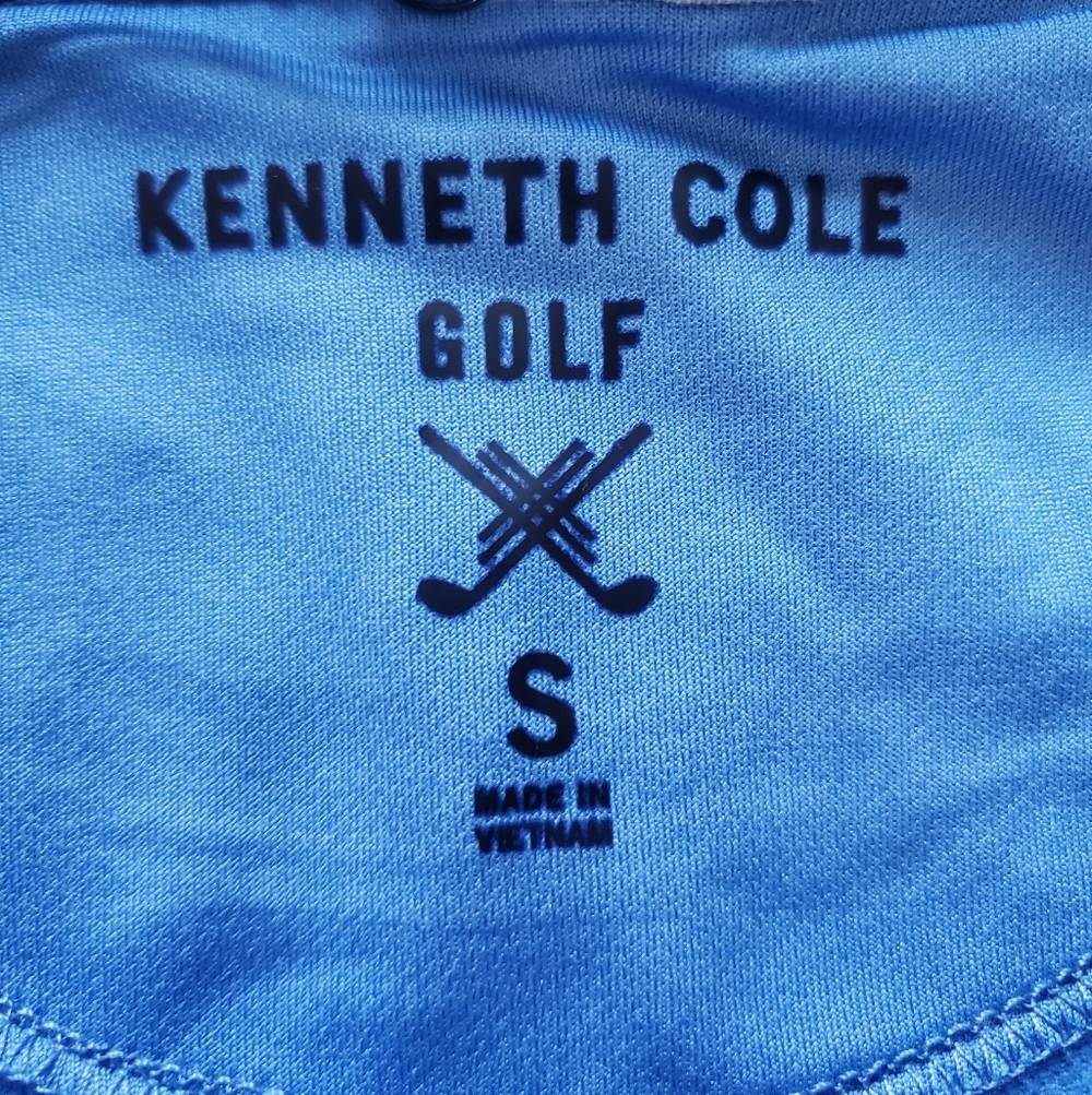 *NWT* Kenneth Cole Men's Golf Hoodie Shape Retention Stretch Light Blue, Small - Picture 6 of 12